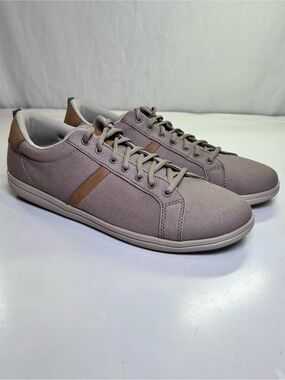 Crocs Men's Torino Lace-Up Canvas Sneakers. Taupe Brown Tan. Size 12